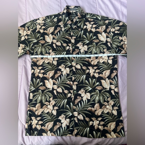 St. John’s Bay Men's Black Floral Shirt, Size S - Picture 4 of 7